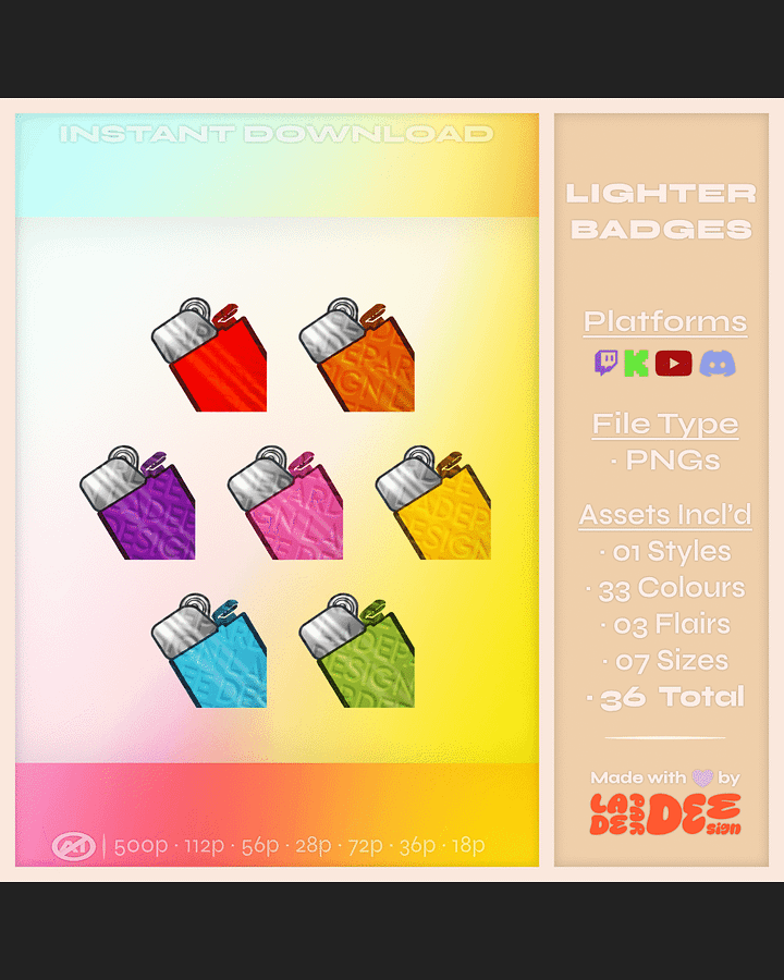 Lighter Badges product image (1)