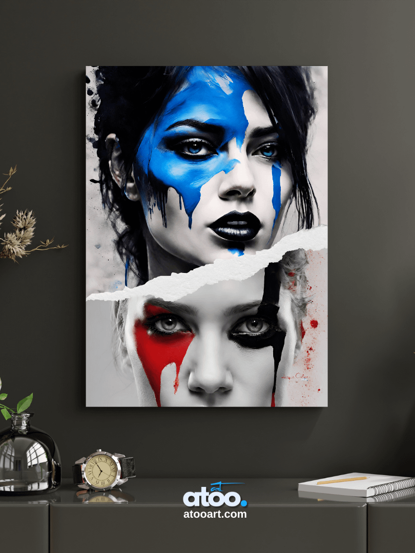 Living in Colors | Blue and beyond... | Collage Wall Art product image (3)