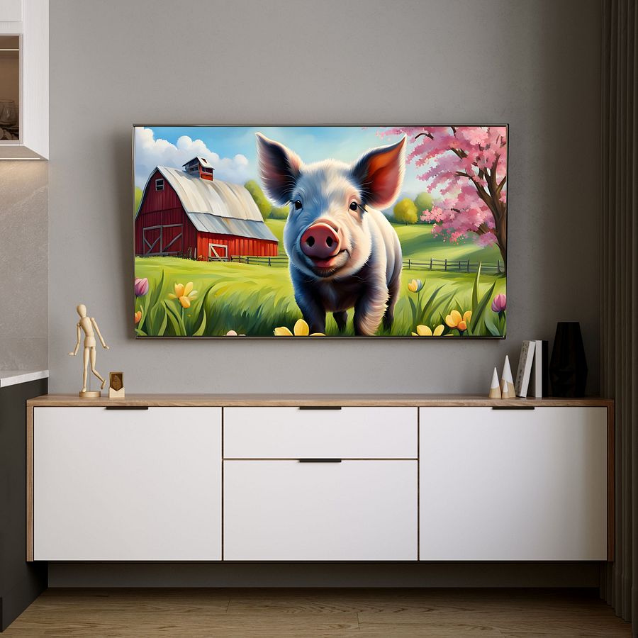 A Pig's Life TV Frame Art product image (5)