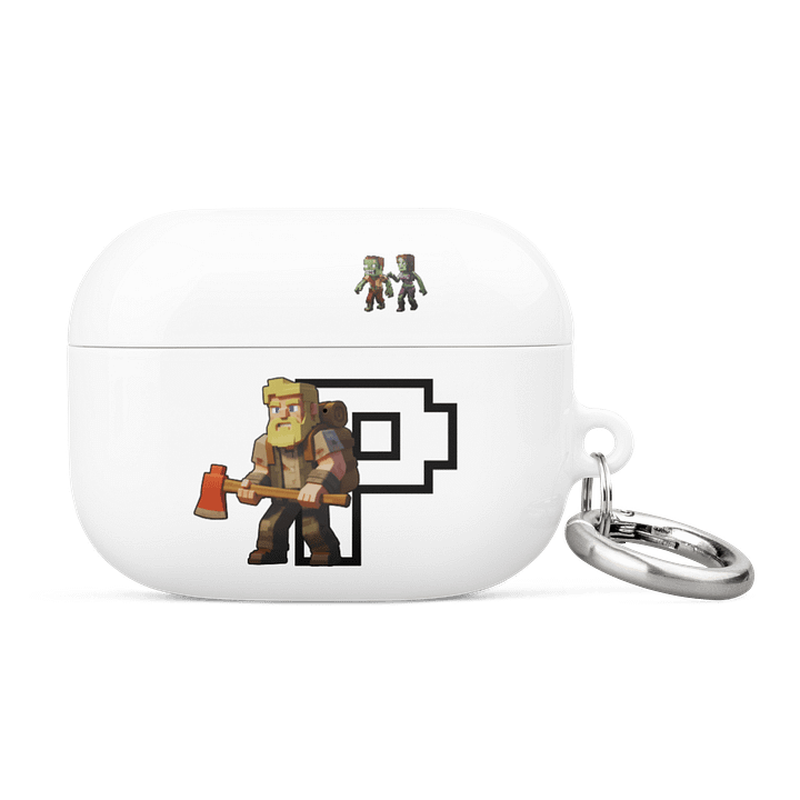 Patient PixelZ P Logo AirPods® Case (White) product image (4)