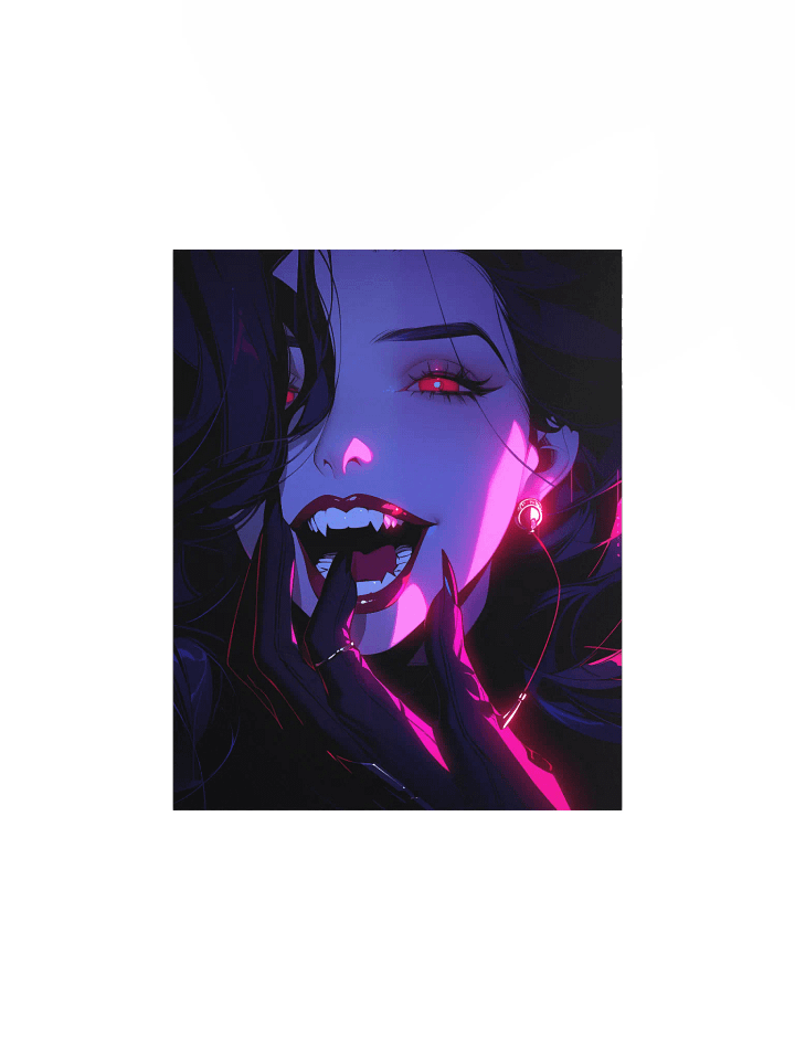 Neon Vibrant Vamp Poster product image (6)