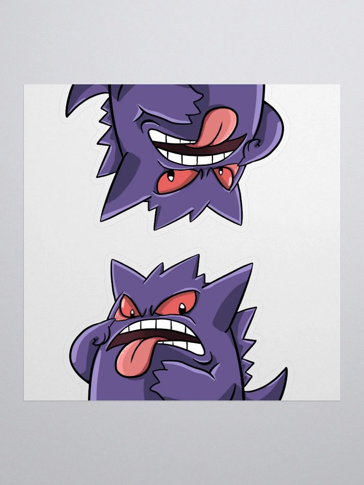 "Rude" Gengar Sticker product image (1)