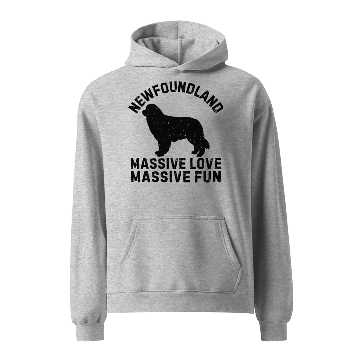 Newfoundland Dog Silhouette Hoodie - Comfortable and Stylish product image (1)