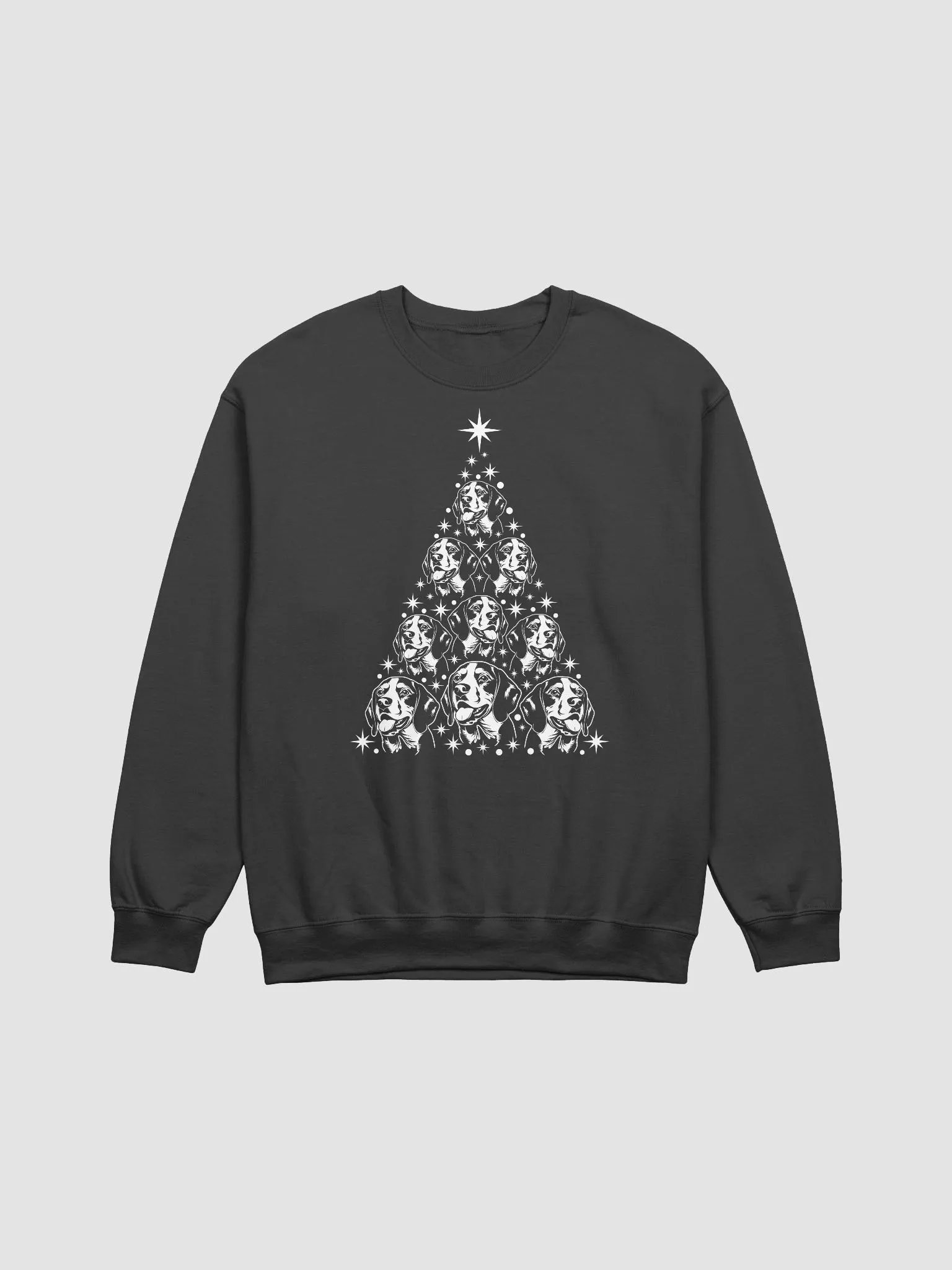Beagle(2) Christmas Tree Sweatshirt Design for Beagle Paw-rents product image (3)