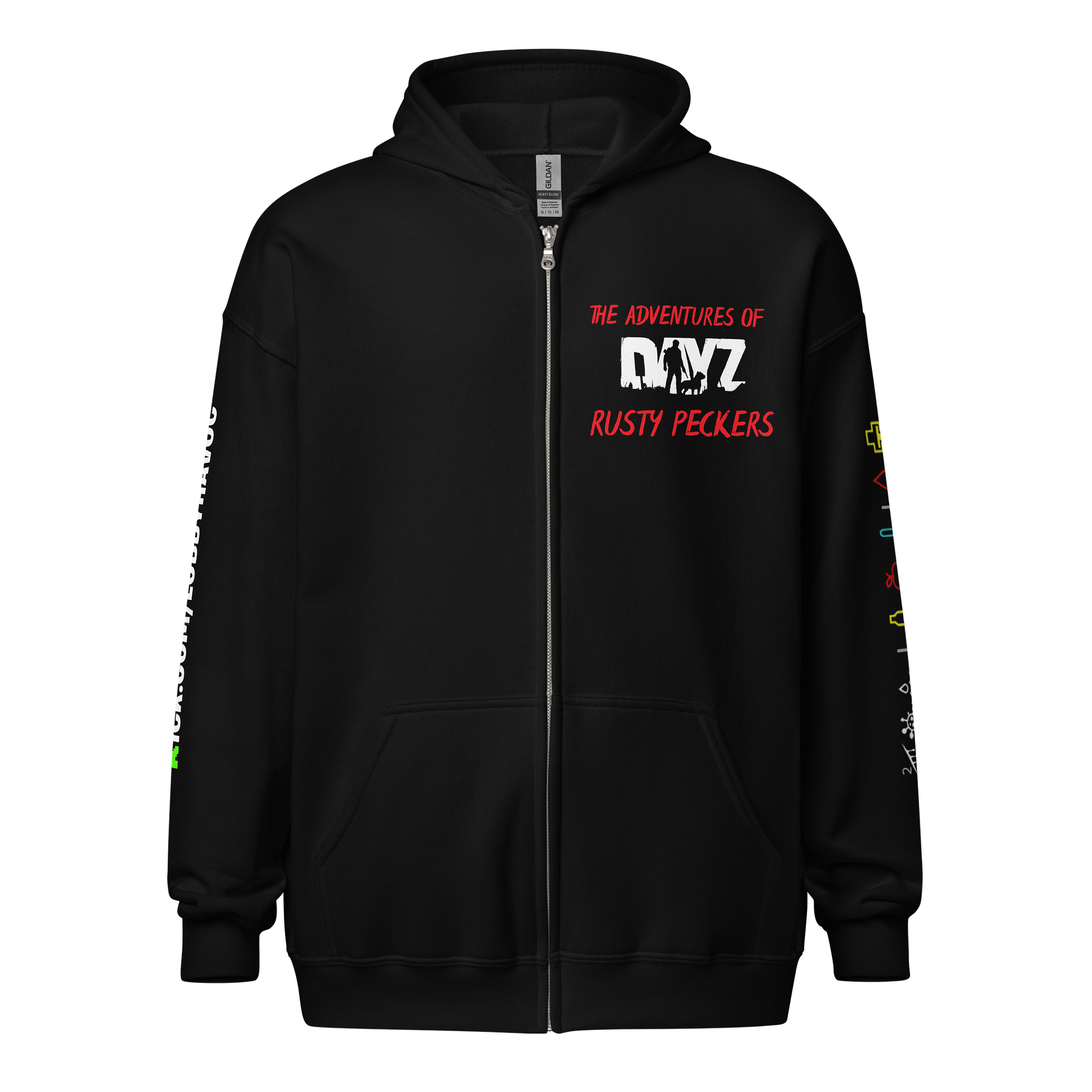 Rusty Peckers: DayZ Legends Zip Hoodie product image (1)