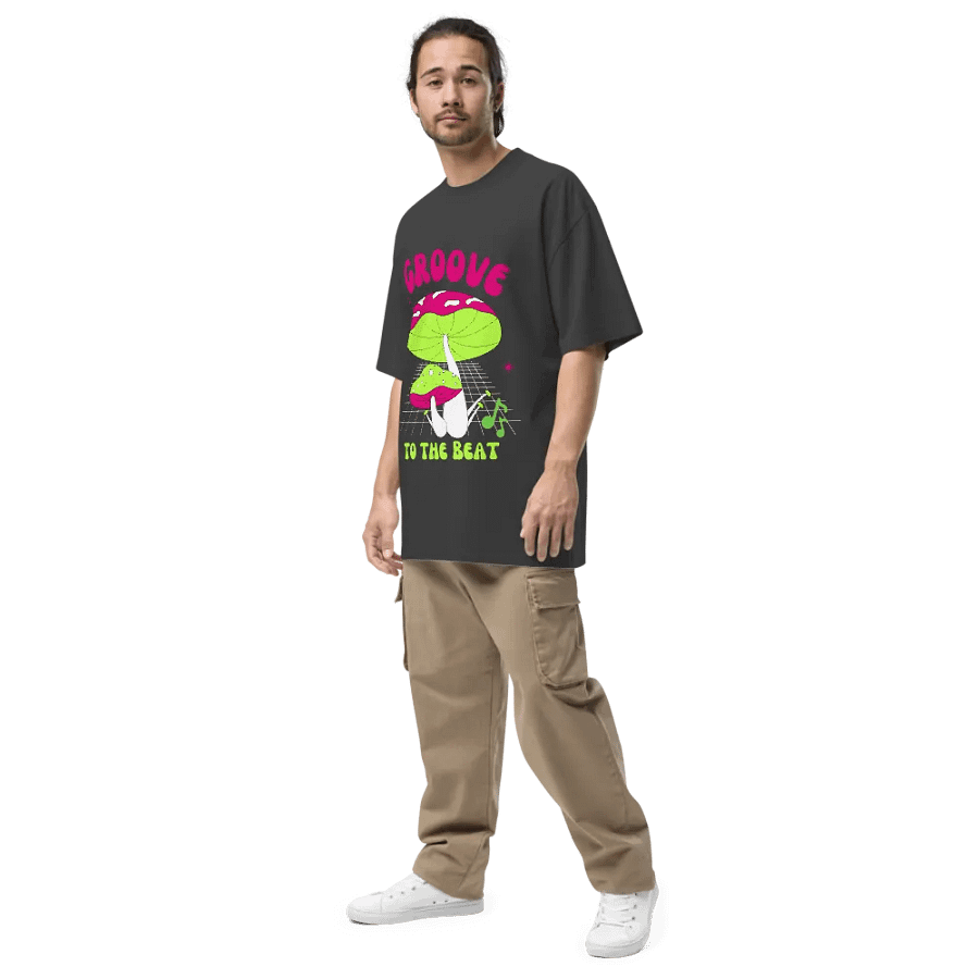 Groove to the beat oversized T-shirt product image (6)