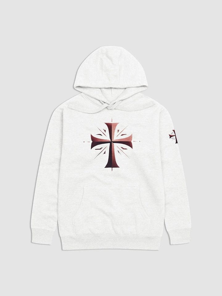 Knights Templar Deus Vult Cross Emblem Hoodie product image (1)