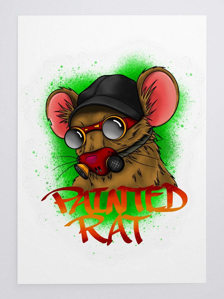 Big Painted Rat Sticker product image (1)