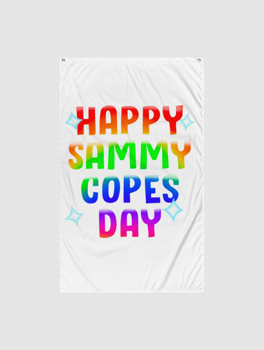 Happy Sammycopes Day Celebratory Flag product image (3)