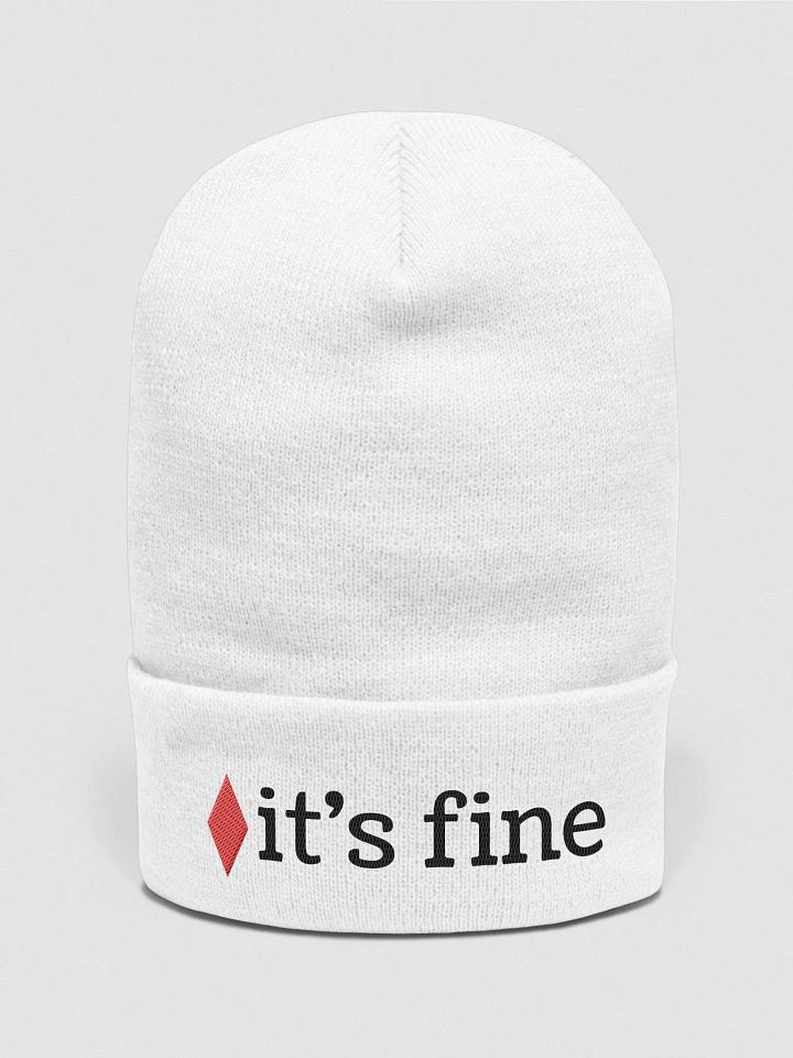 It's Fine Red Plumbob Beanie product image (1)