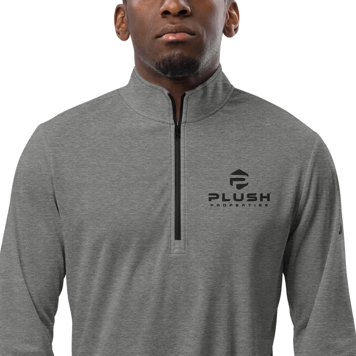 Plush Lightweight Quarter-Zip Pullover by Adidas W/G product image (1)
