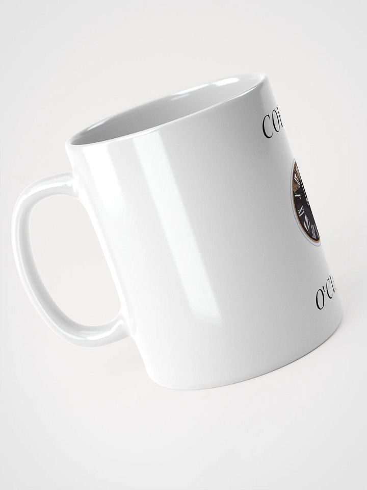 COFFEE O'CLOCK- Glossy Coffee Mug (WHITE) product image (2)
