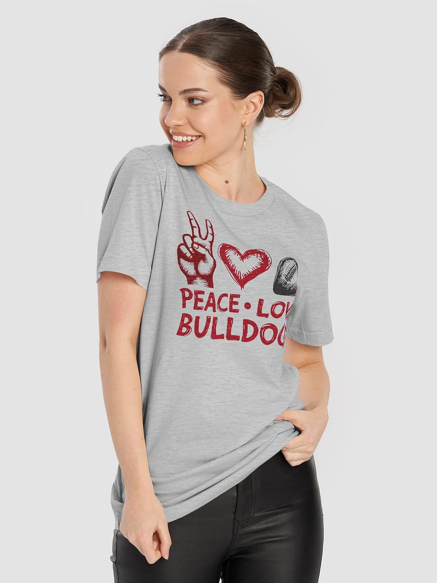 Peace Love Bulldogs T-Shirt product image (8)