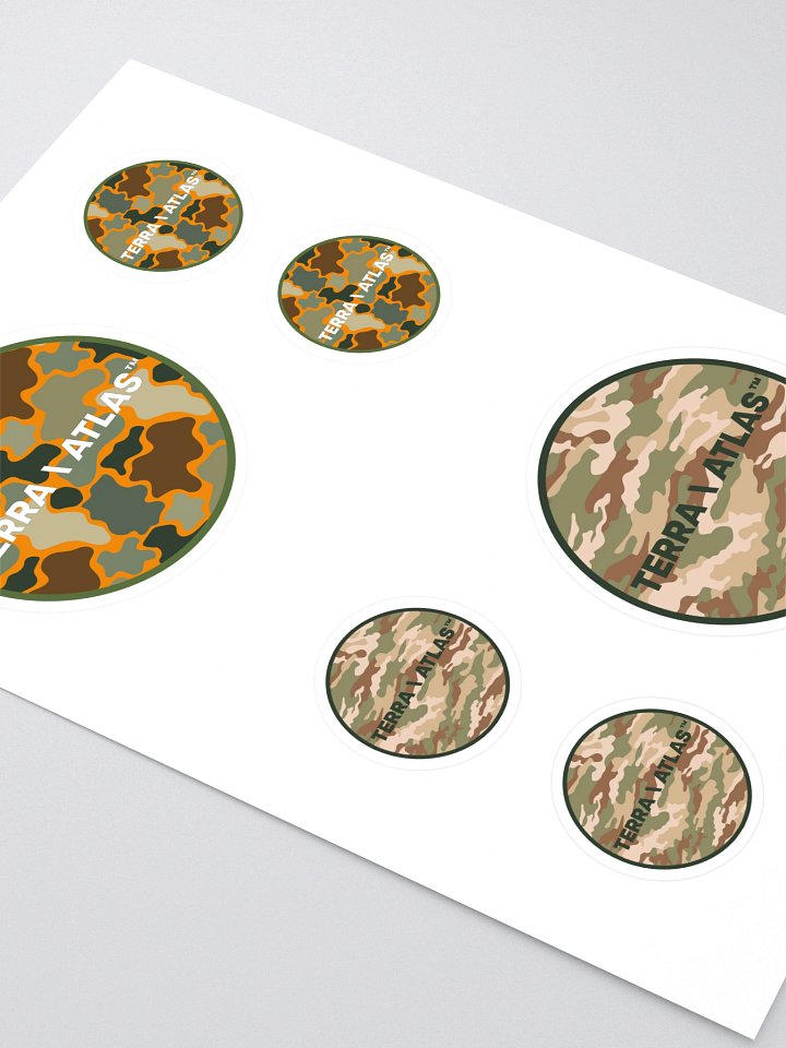 Terra \ Atlas Camo Sticker Sheet product image (2)