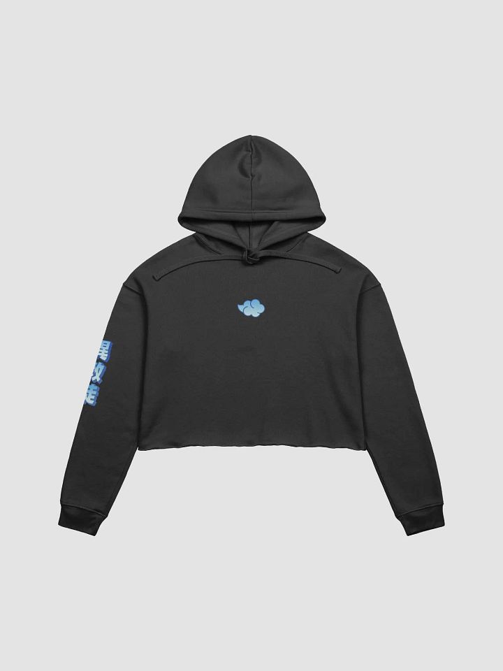 Nihon Heathens Crop Top Hoodie - Blue product image (1)