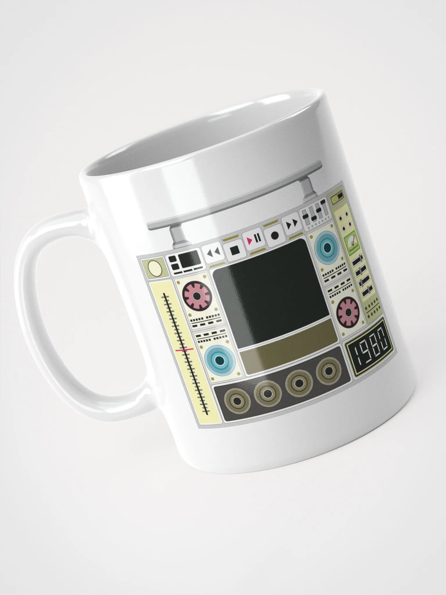 Rap Waveback Machine Mug - White product image (3)