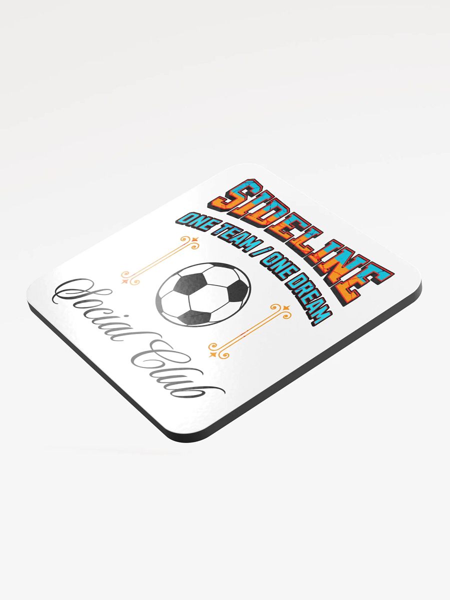 Sideline One Team One Dream Social Club Soccer Cork Coaster Set product image (4)