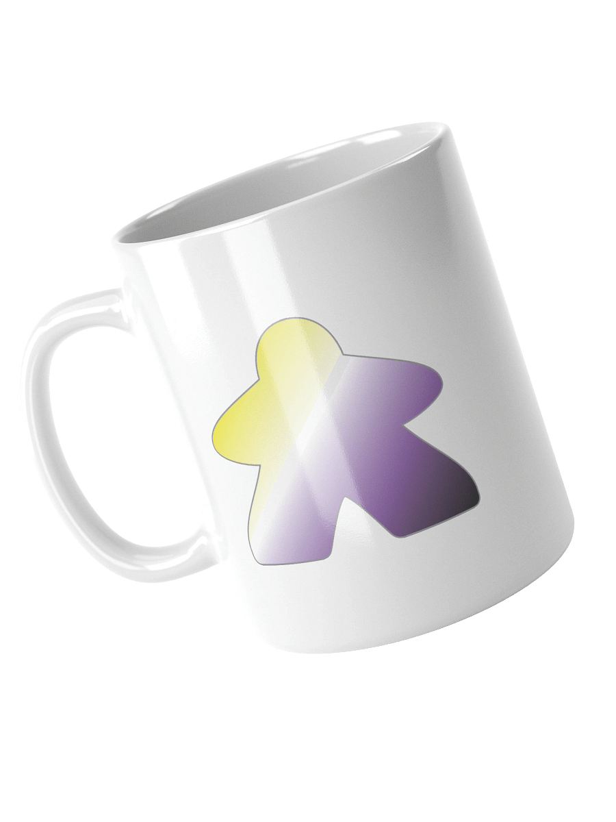 Non-binary Pride Gradient Meeple Mug product image (3)