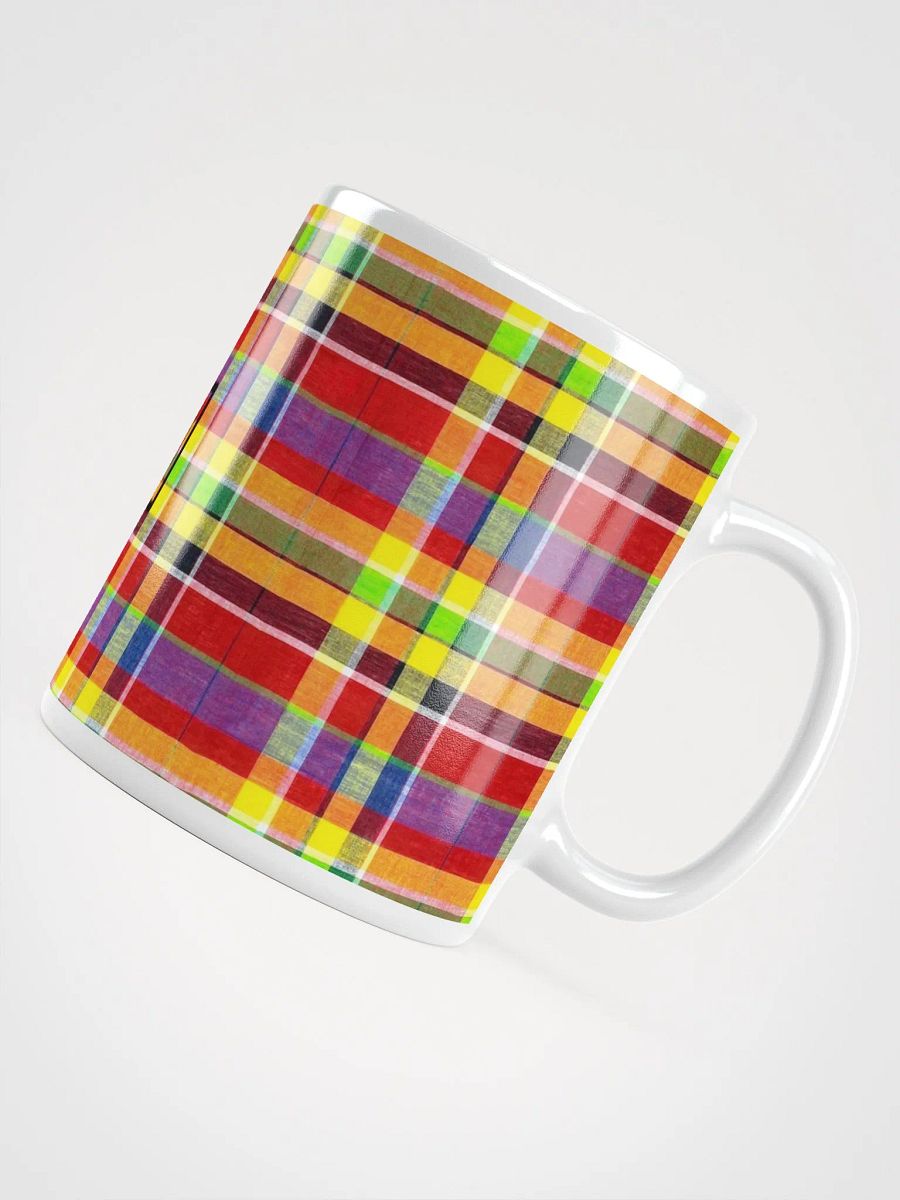 8T Sips Madras White Glossy Mug product image (4)
