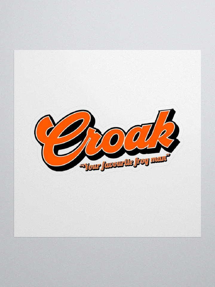 Croak 2024 Text Logo Sticker product image (1)