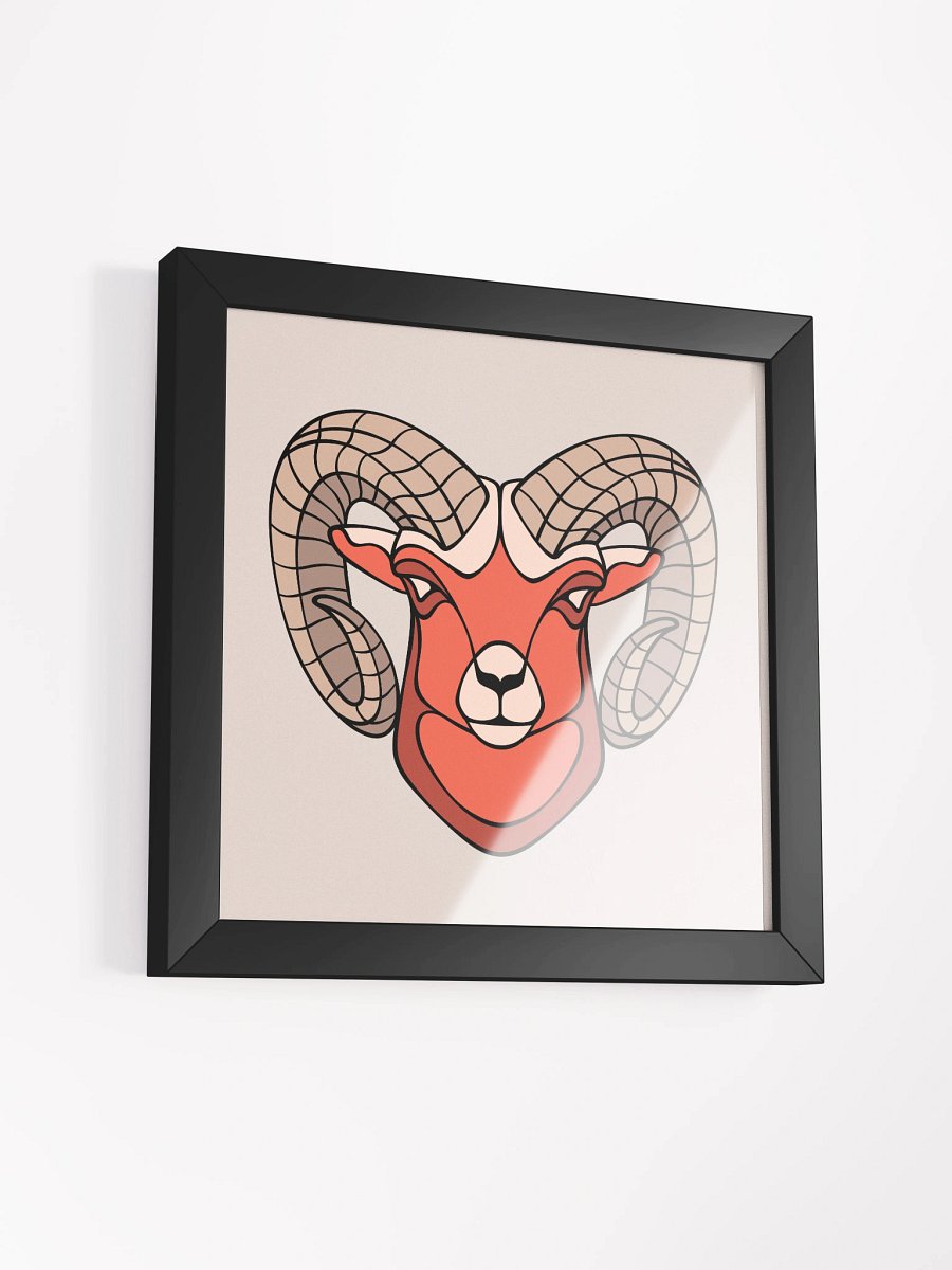 Bighorn Sheep - Framed Square Poster product image (13)