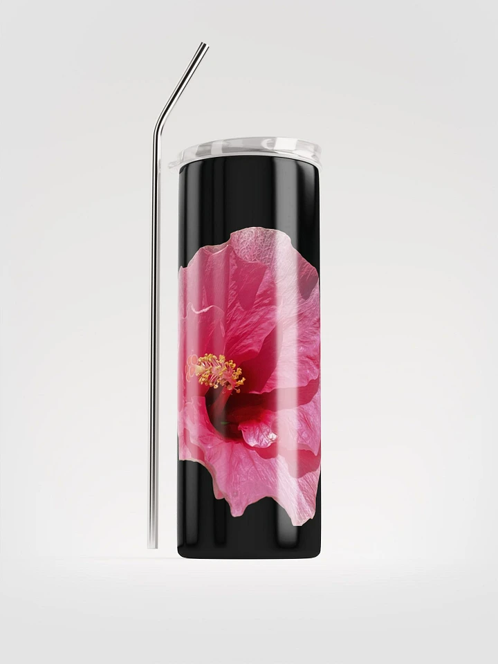 Miniaday Designs Pink Hibiscus Stainless Steel Tumbler product image (1)