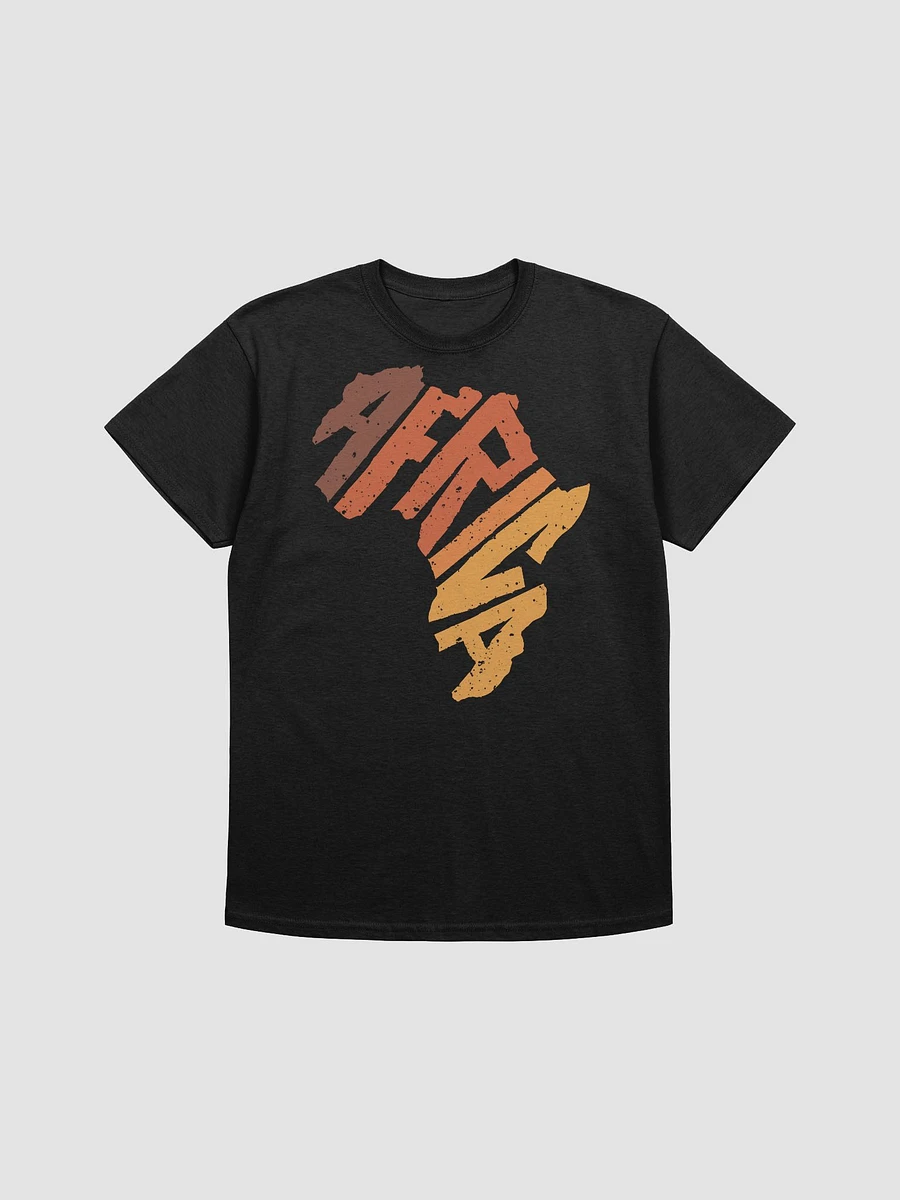 Africa Continent Letter Safari Sunset T-Shirt | African Culture Pride | Embrace your Spirit of Adventure | Your Next Outdoor Expedition product image (2)