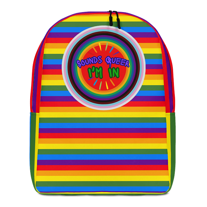 LGBTQIAP2S+ 2025, Sounds Queer I'm In, Backpack product image (1)
