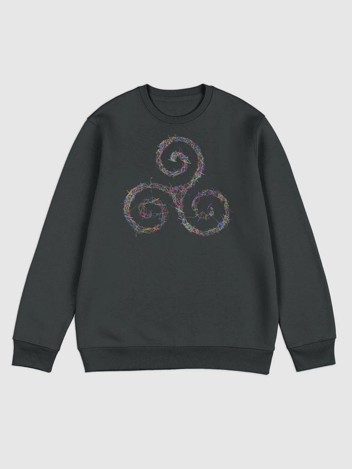 Vibrant Triskelion Tee | Celtic Sacred Geometry Art product image (1)