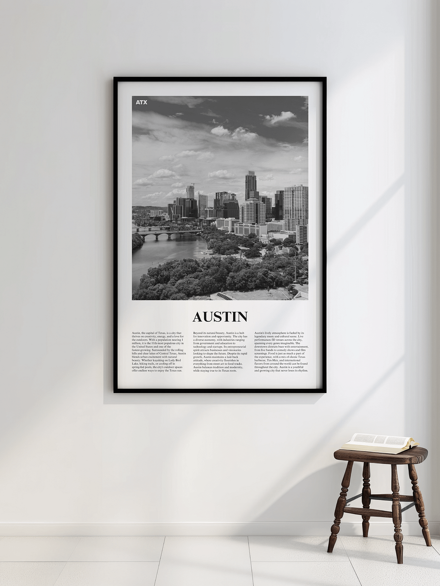 Austin 01 Newspaper Poster product image (2)