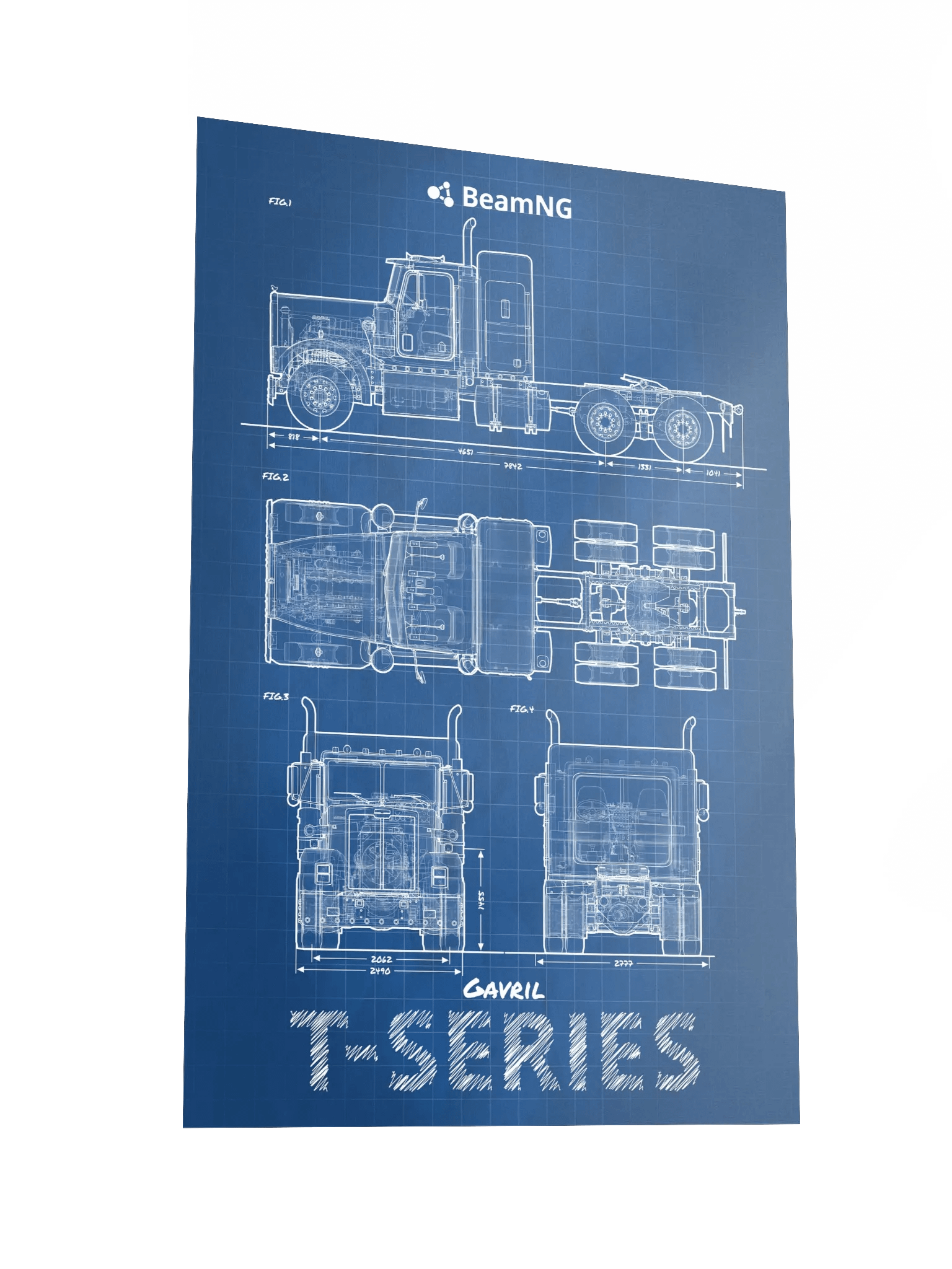 Gavril T-Series Blueprint Poster product image (4)