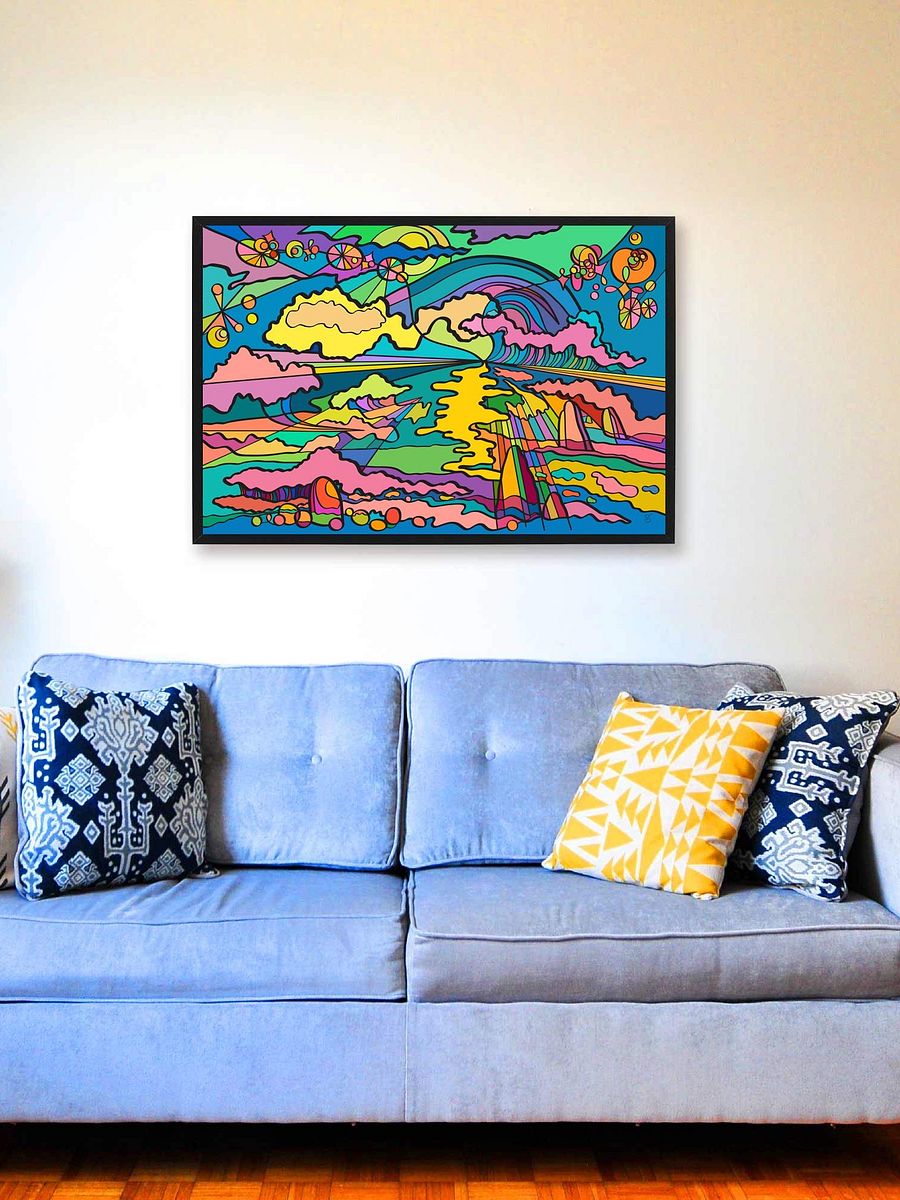 Vibrant Swirls Canvas Collection - Night Ocean product image (4)