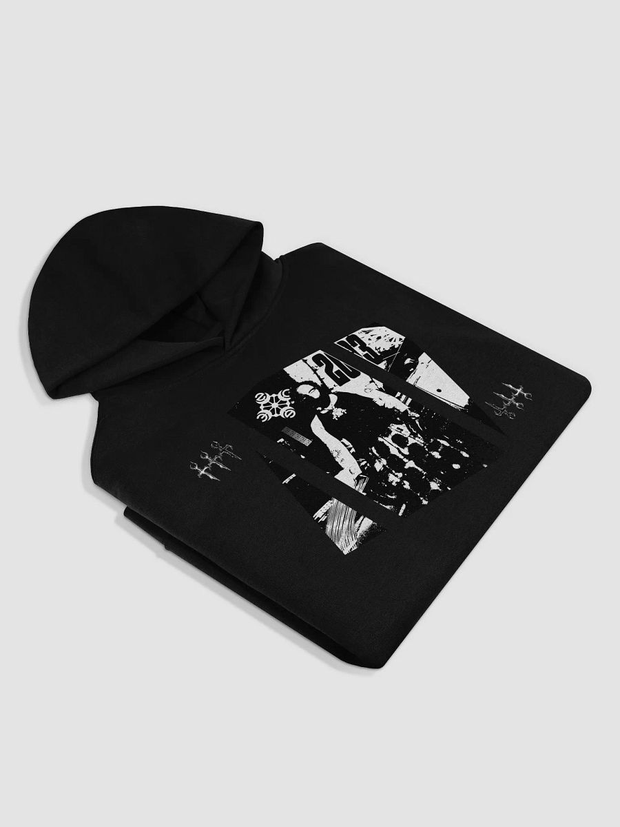 LYFË3 2093 BLACK AND WHITE HOODIE product image (4)