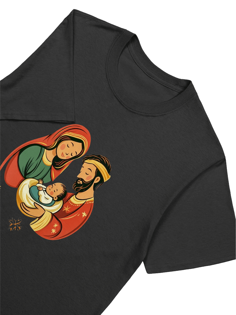 Mary, Joseph and Baby Jesus Nativity Scene Unisex Christmas T-Shirt product image (20)