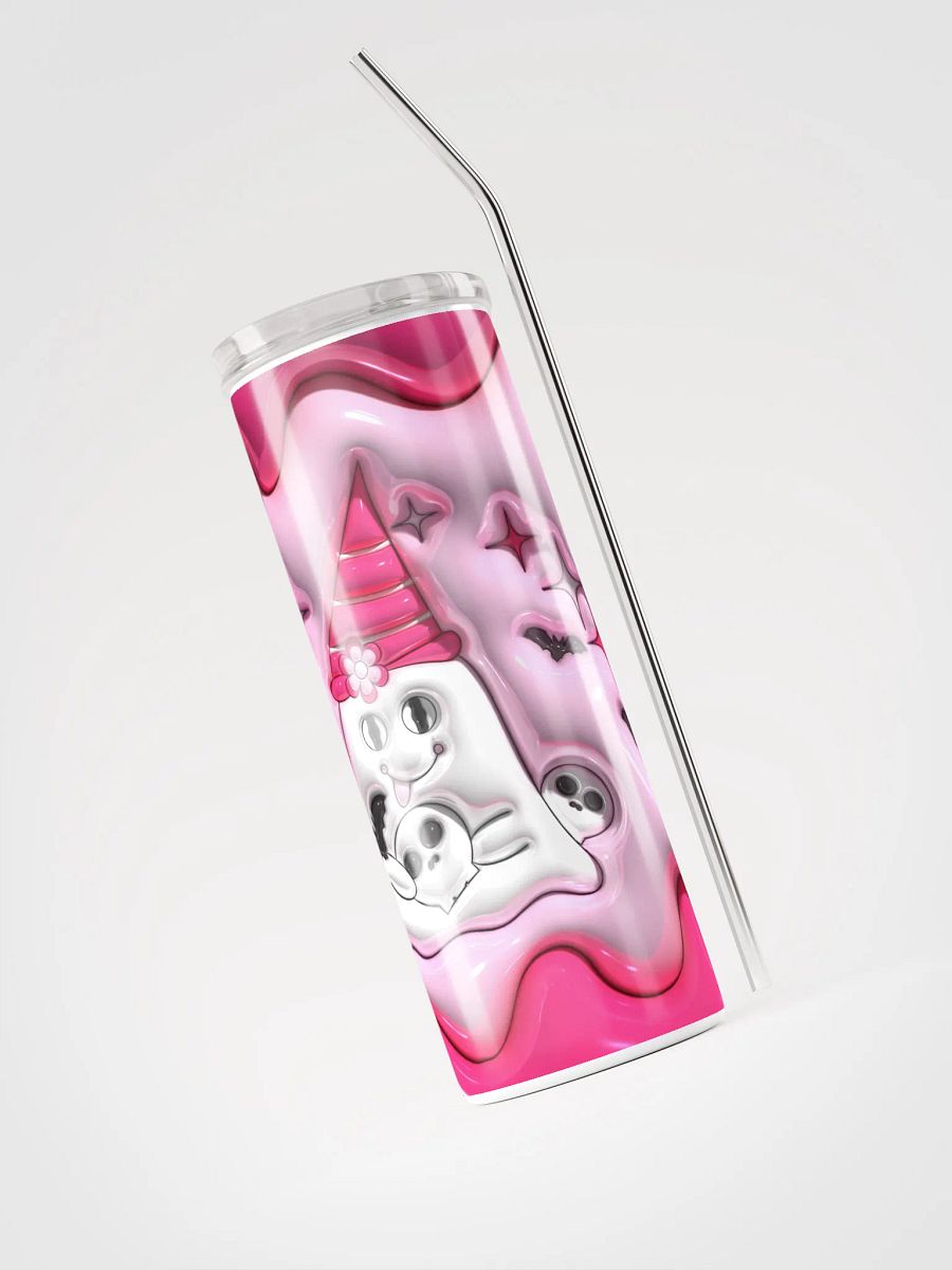 Whimsical Ghost Stainless Steel Tumbler product image (3)