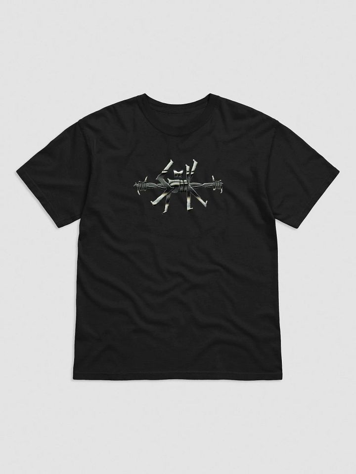 HARD&CORE Spook Barbed Wire Embroidered Tee product image (1)