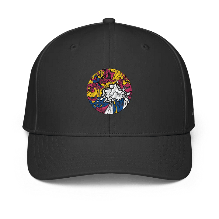 Energetic Swirls Performance Cap - Wave at Sunset product image (1)