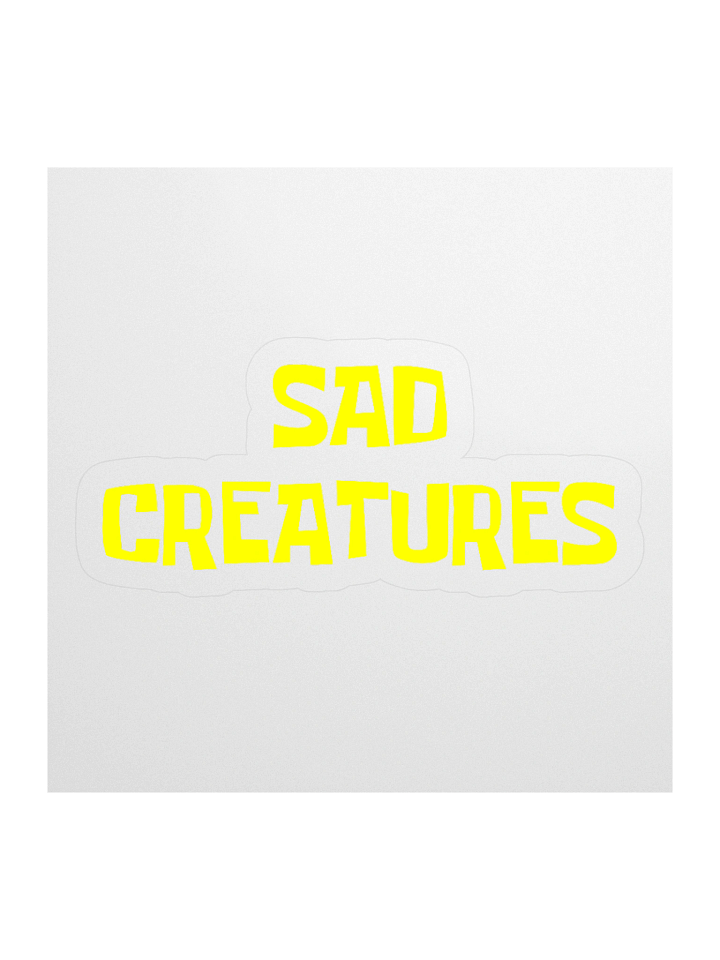 Sad Creatures Sponge Sticker product image (2)