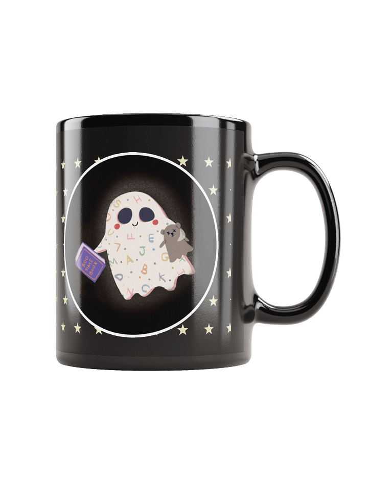 Little Ghost Bedtime - Black Ceramic Mug product image (1)