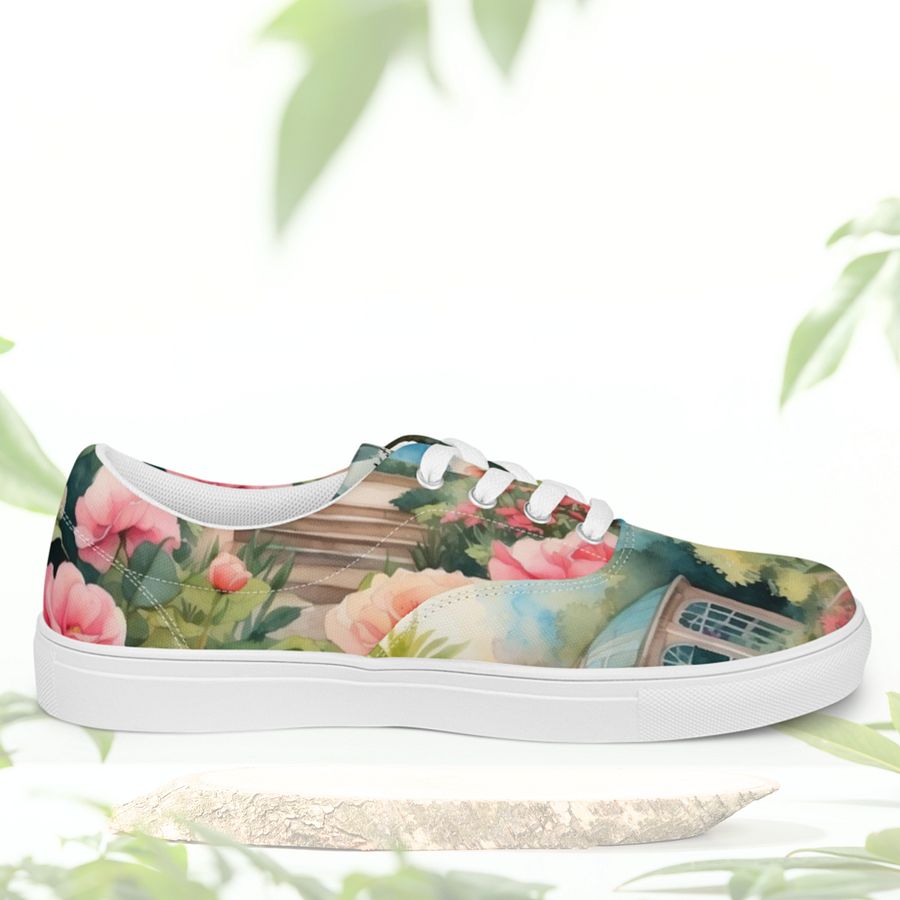 The Lost Garden of Heligan All Over Print Canvas Shoes product image (11)