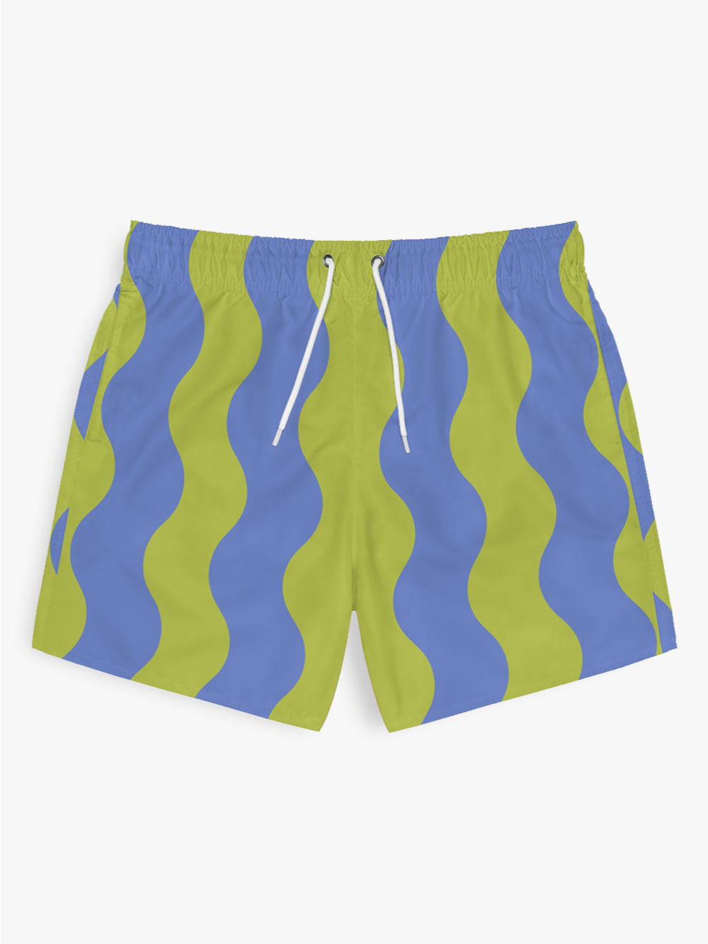 Retro Surf Striped Waves – Swim Trunks product image (1)
