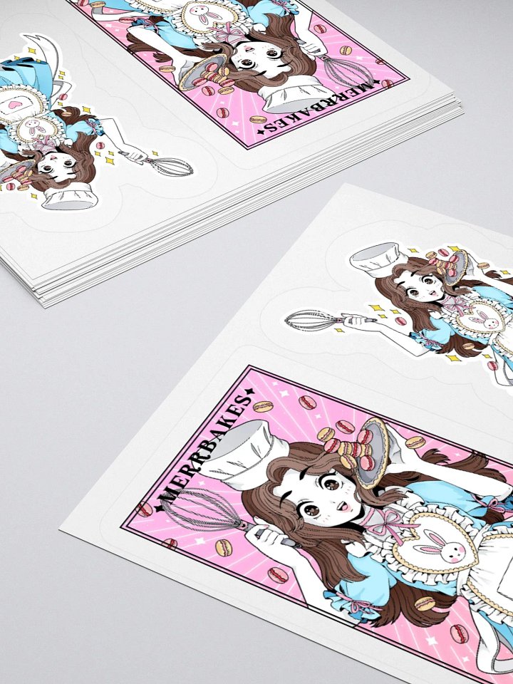 The Baker Tarot Sticker Duo | MerrBakes product image (2)