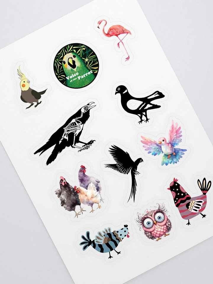 Assorted Bird Stickers - Ten Birds! product image (1)