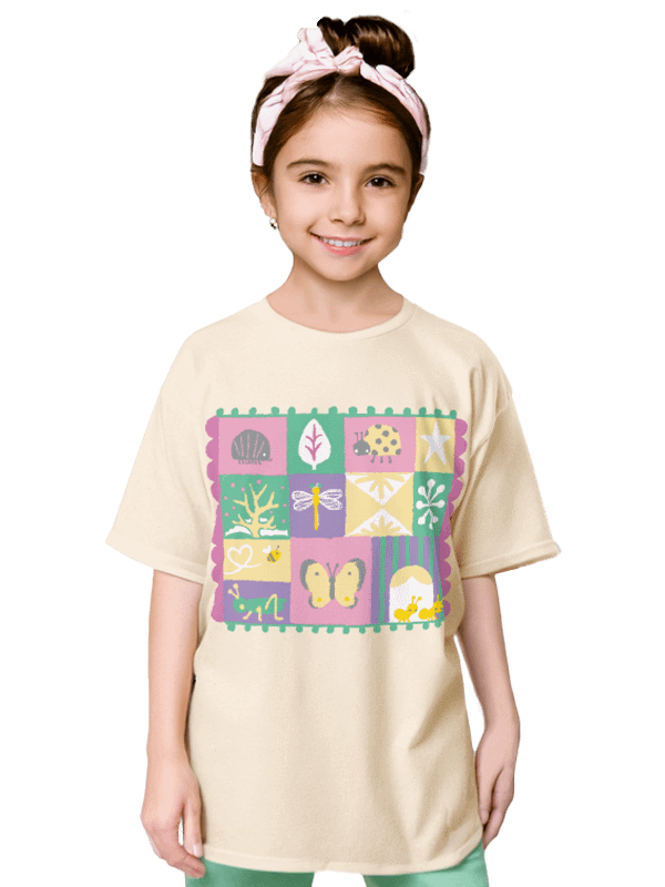 YOUTH ユース | Tiny Friends Around the World Tee | XS-XL | 140cm-175cm product image (1)