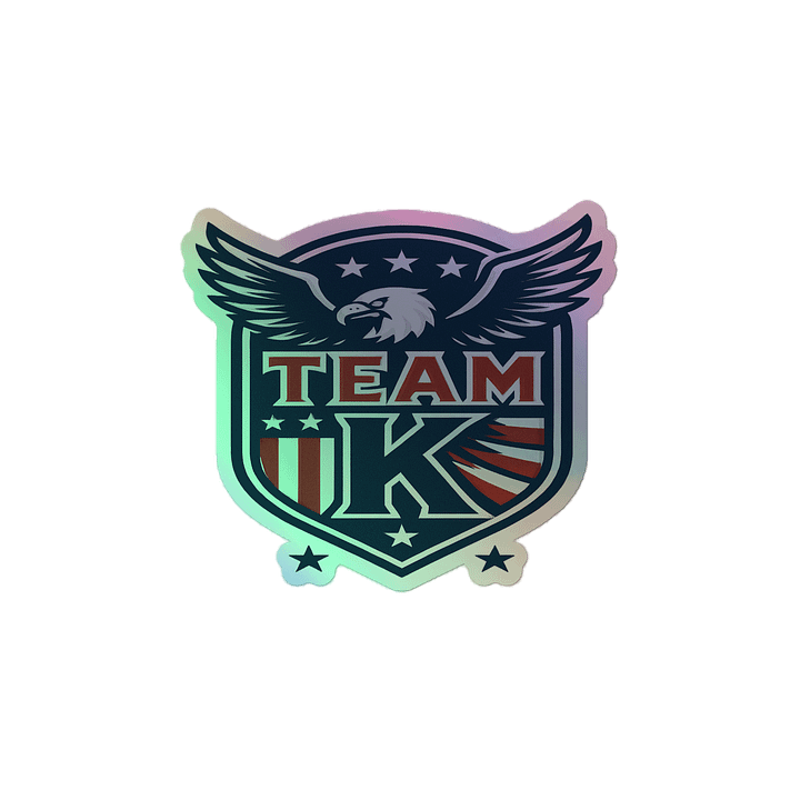 Team K USA HOLOGRAPHIC" STICKERS product image (2)