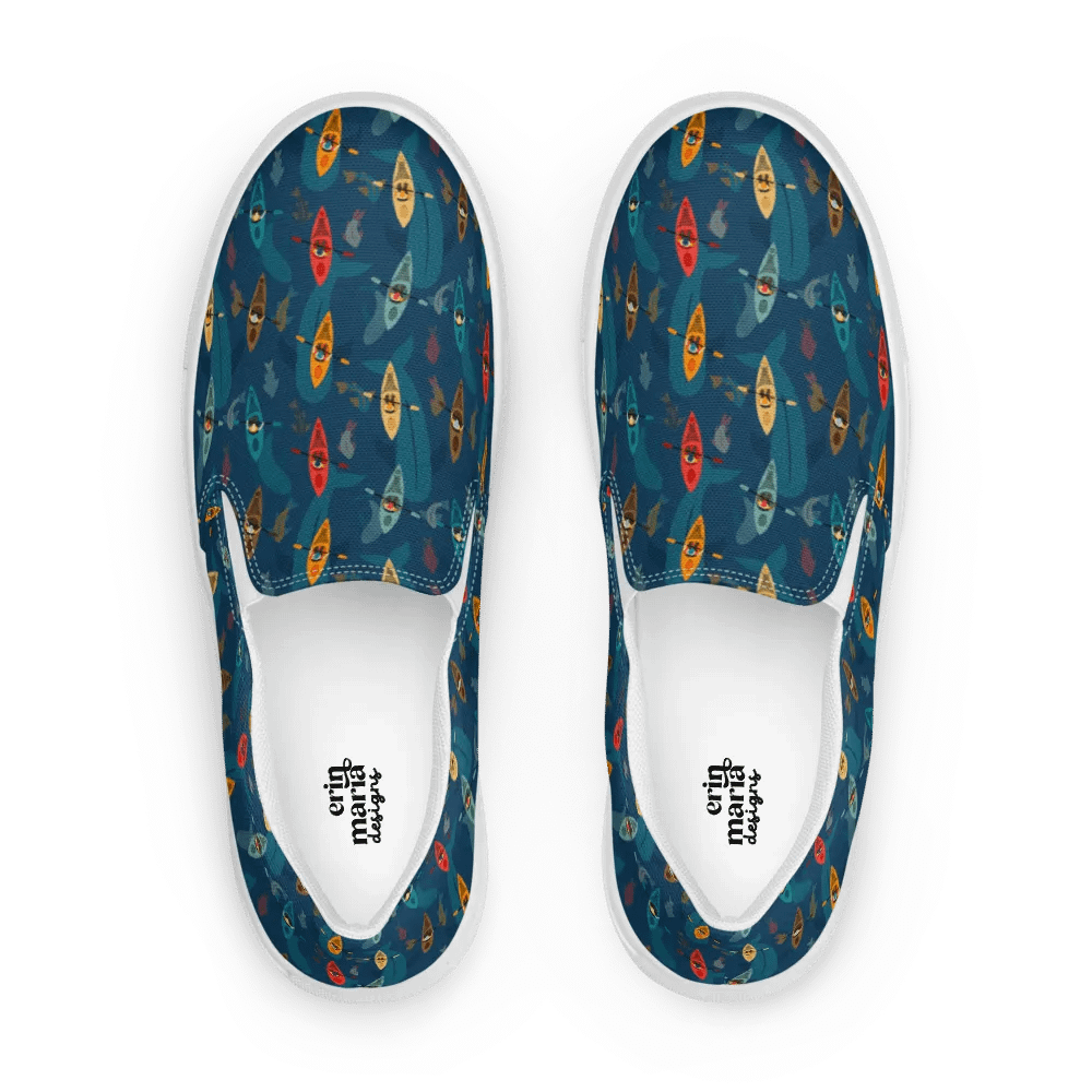 Underwater Surprise - Mens Slip On Canvas Shoes product image (1)