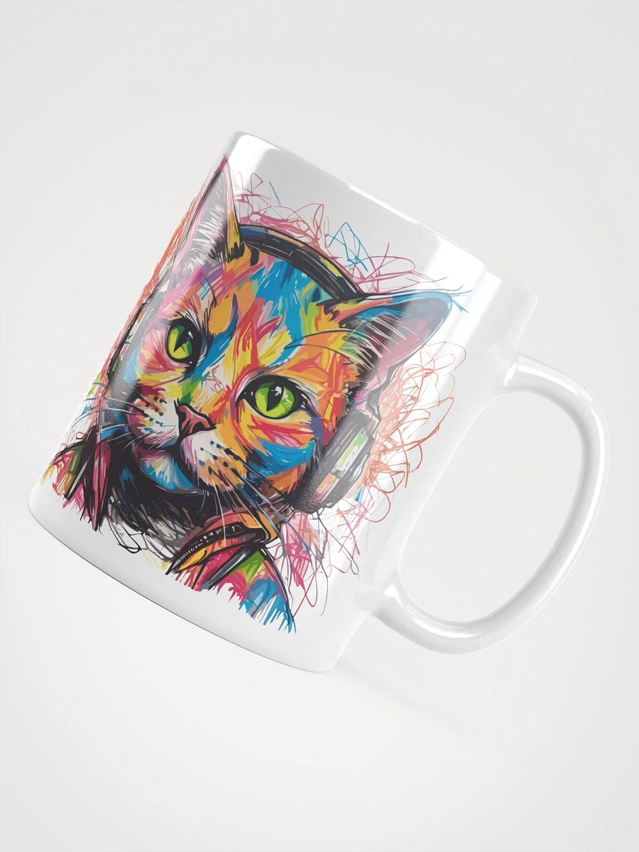 Graffiti Scribbles Cat 1 , Mug product image (7)