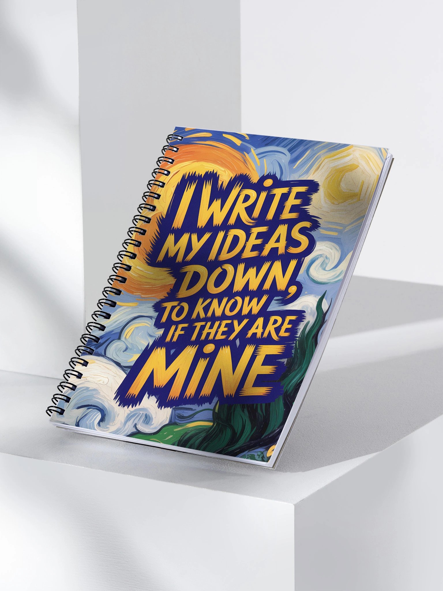 Human Design Open Ajna & Crown Notebook - Vincent Van Gogh Style product image (3)