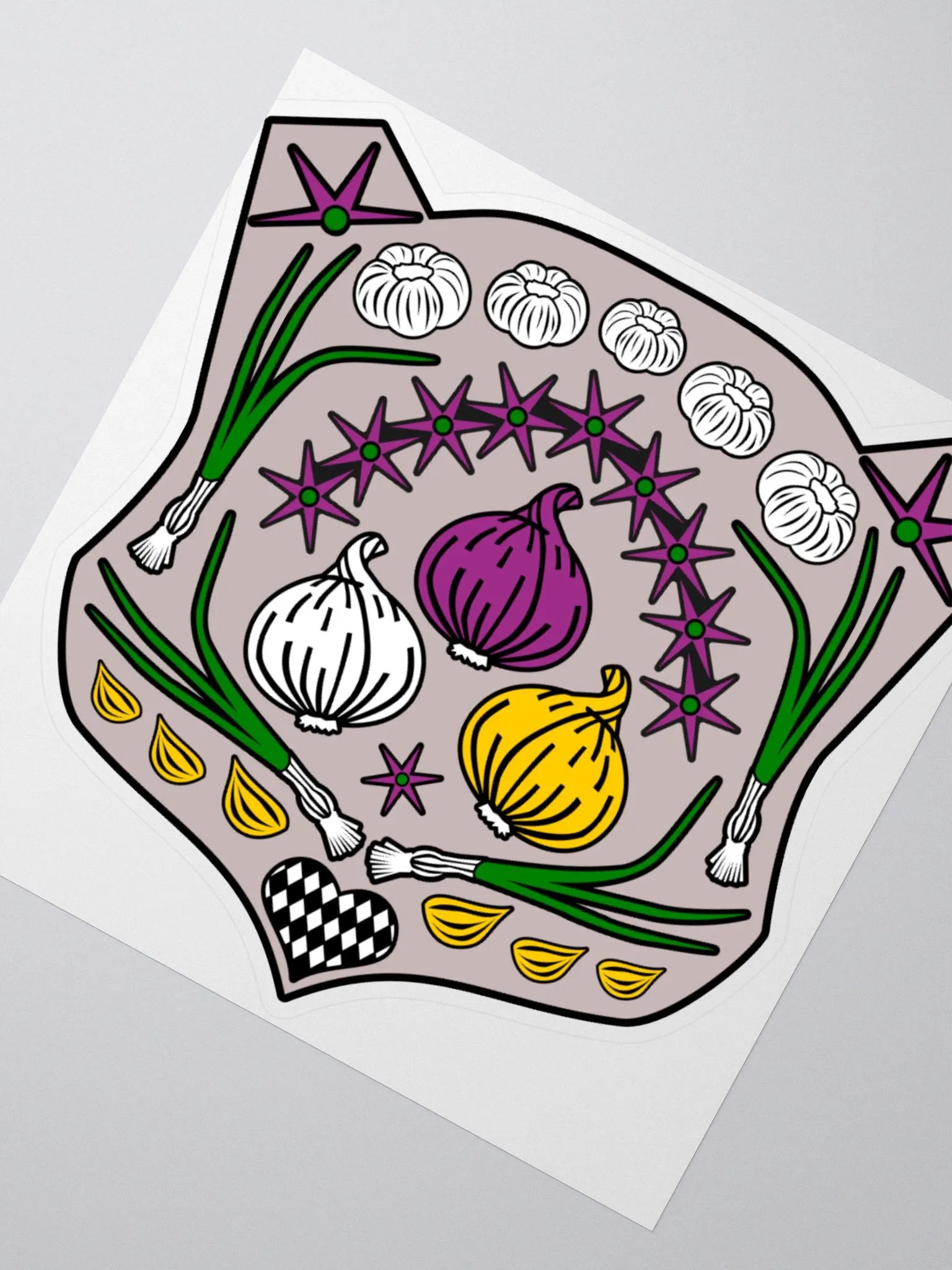 An Allegiance of Alliums Sticker product image (2)