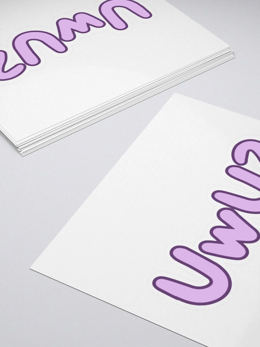 UwU? Sticker, Pink product image (12)